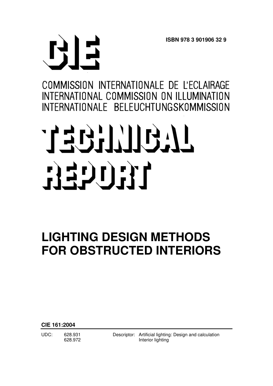 CIE 161:2004 PDF Preview