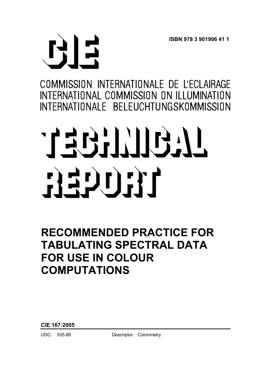 CIE 167:2005 PDF Preview