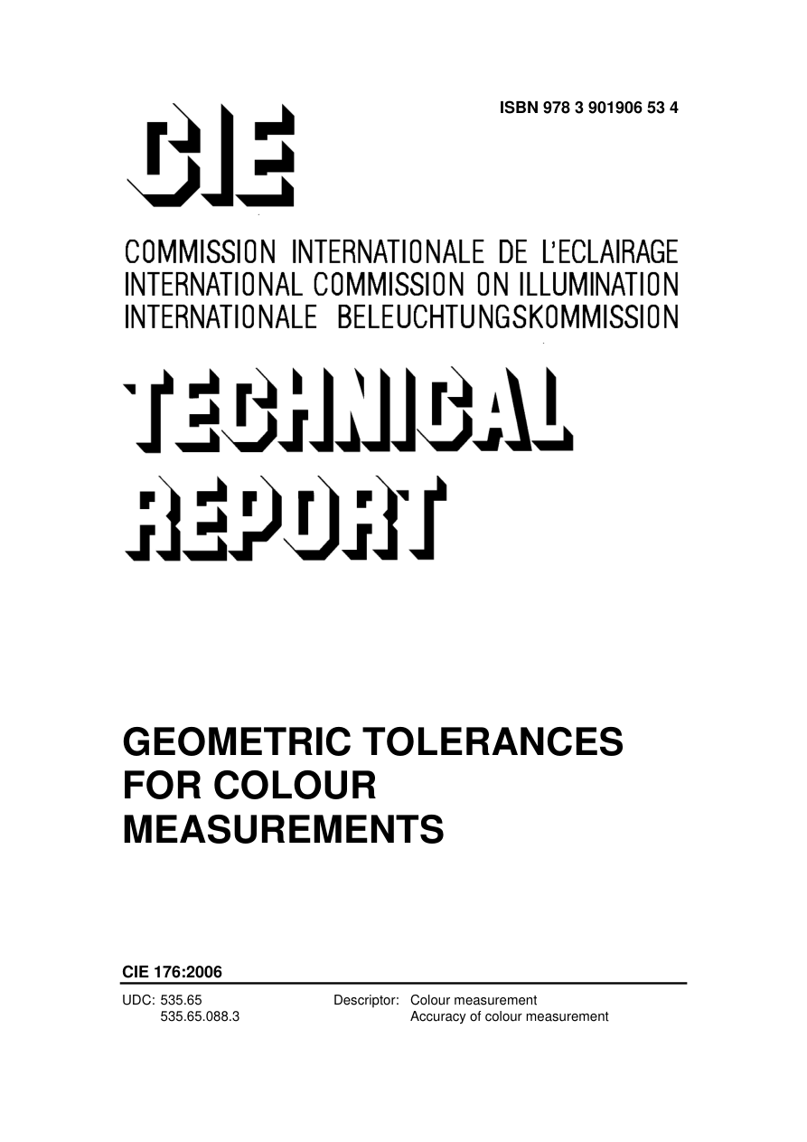 CIE 176:2006 PDF Preview
