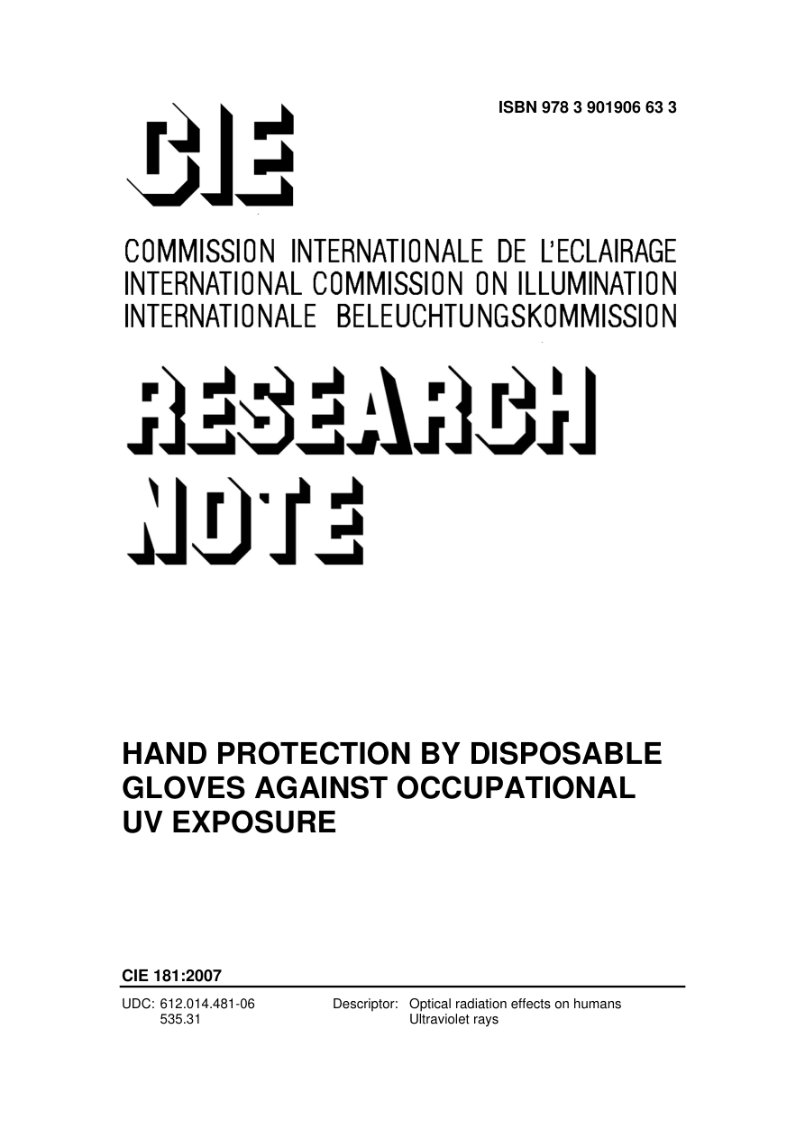 CIE 181:2007 PDF Preview