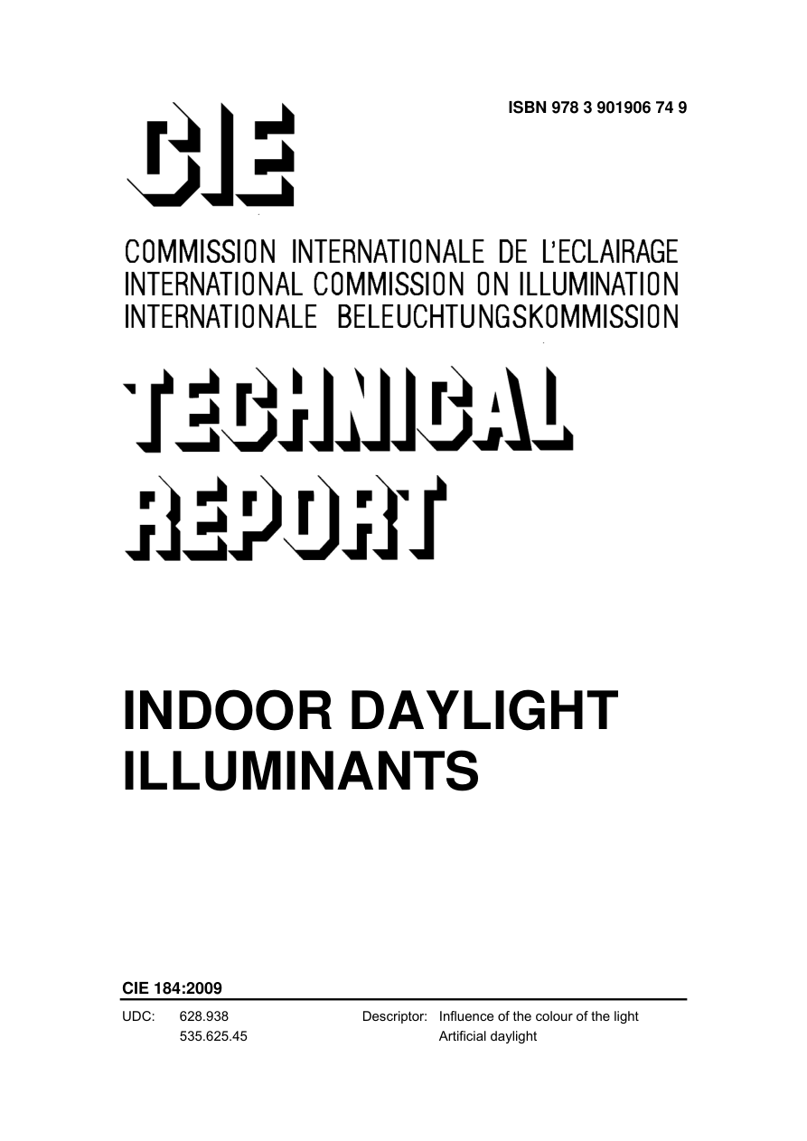 CIE 184:2009 PDF Preview