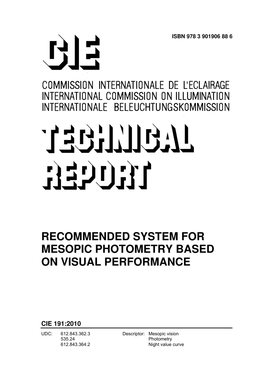 CIE 191:2010 PDF Preview