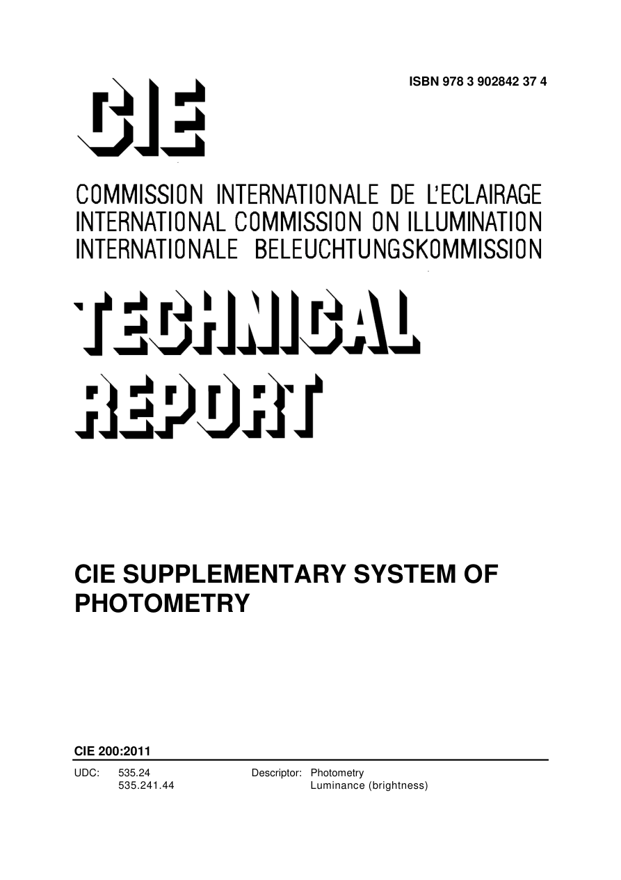 CIE 200:2011 PDF Preview