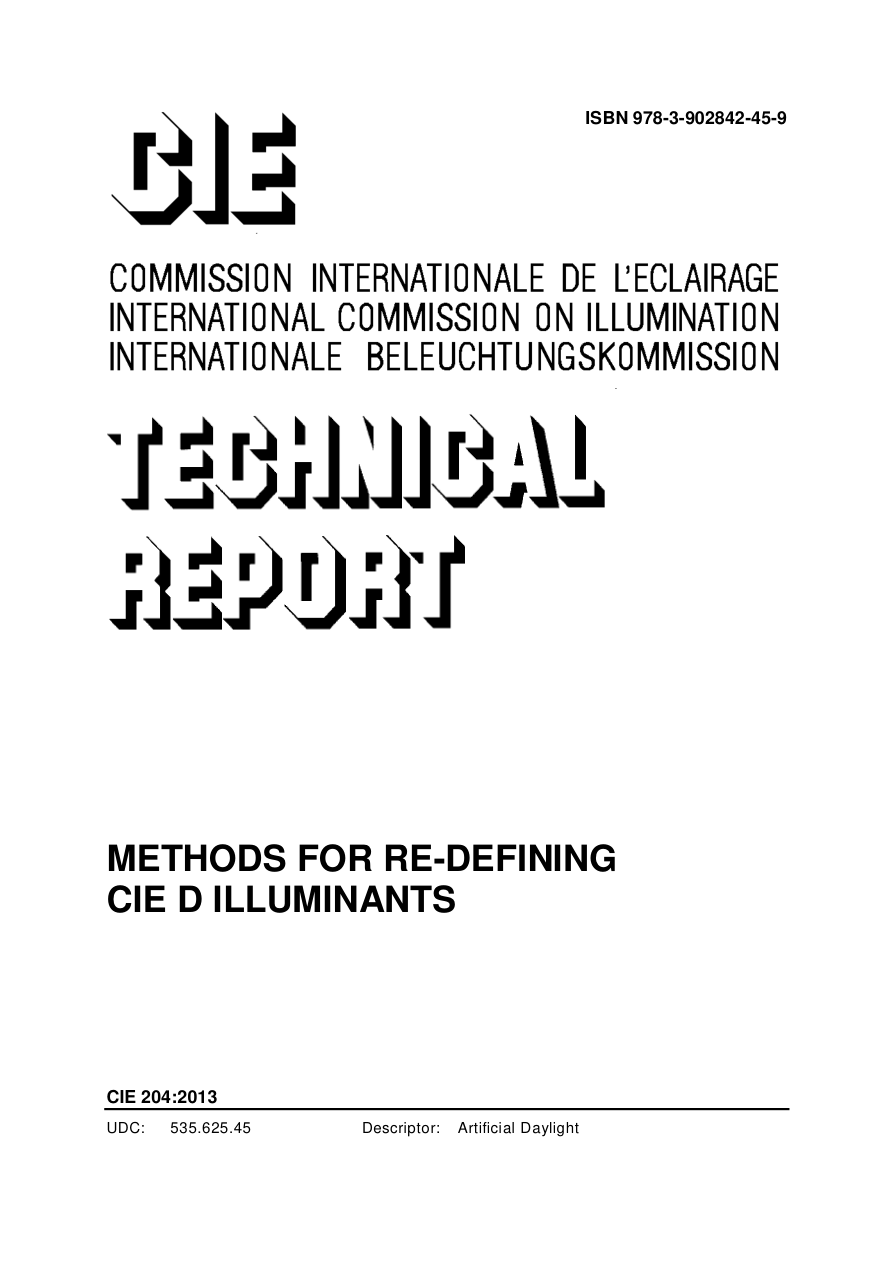 CIE 204:2013 PDF Preview