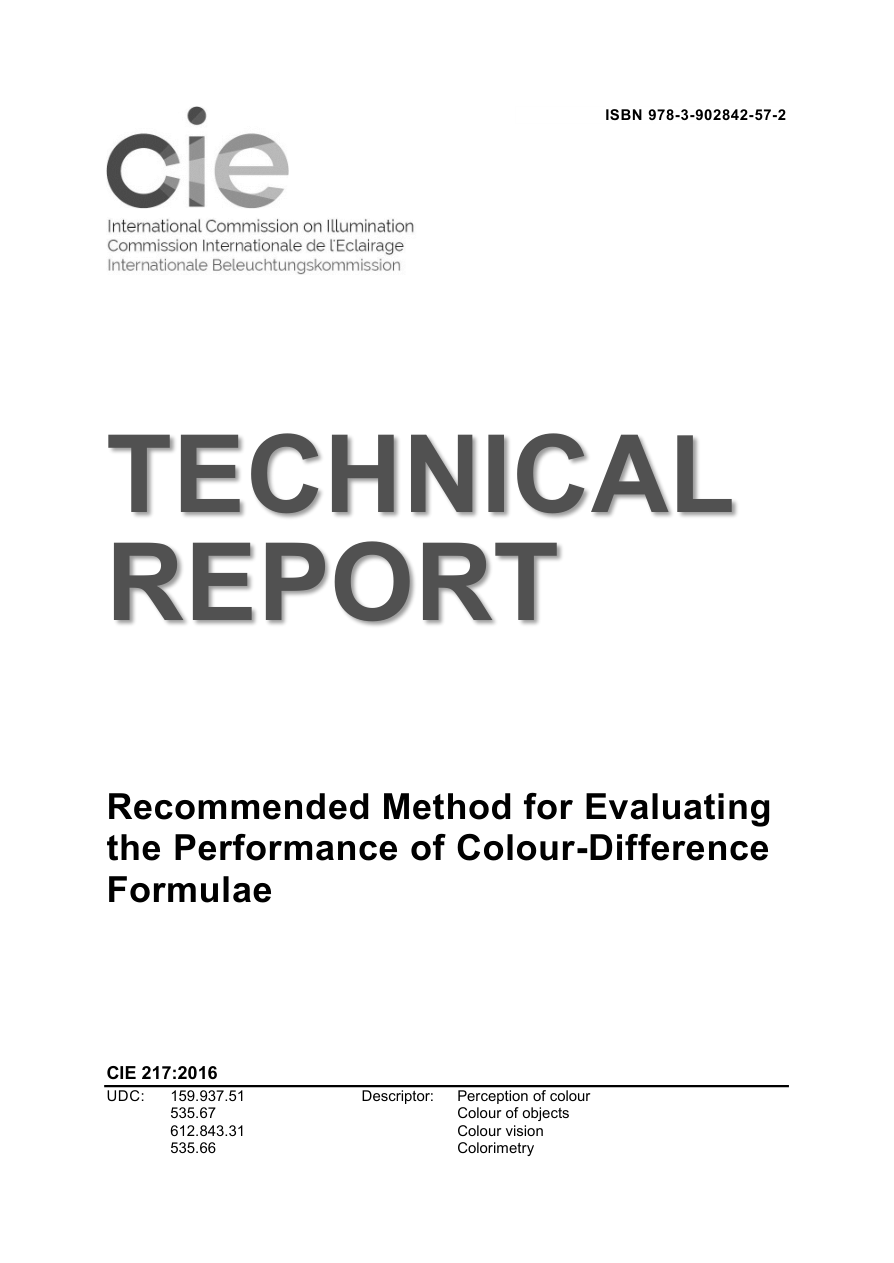 CIE 217:2016 PDF Preview