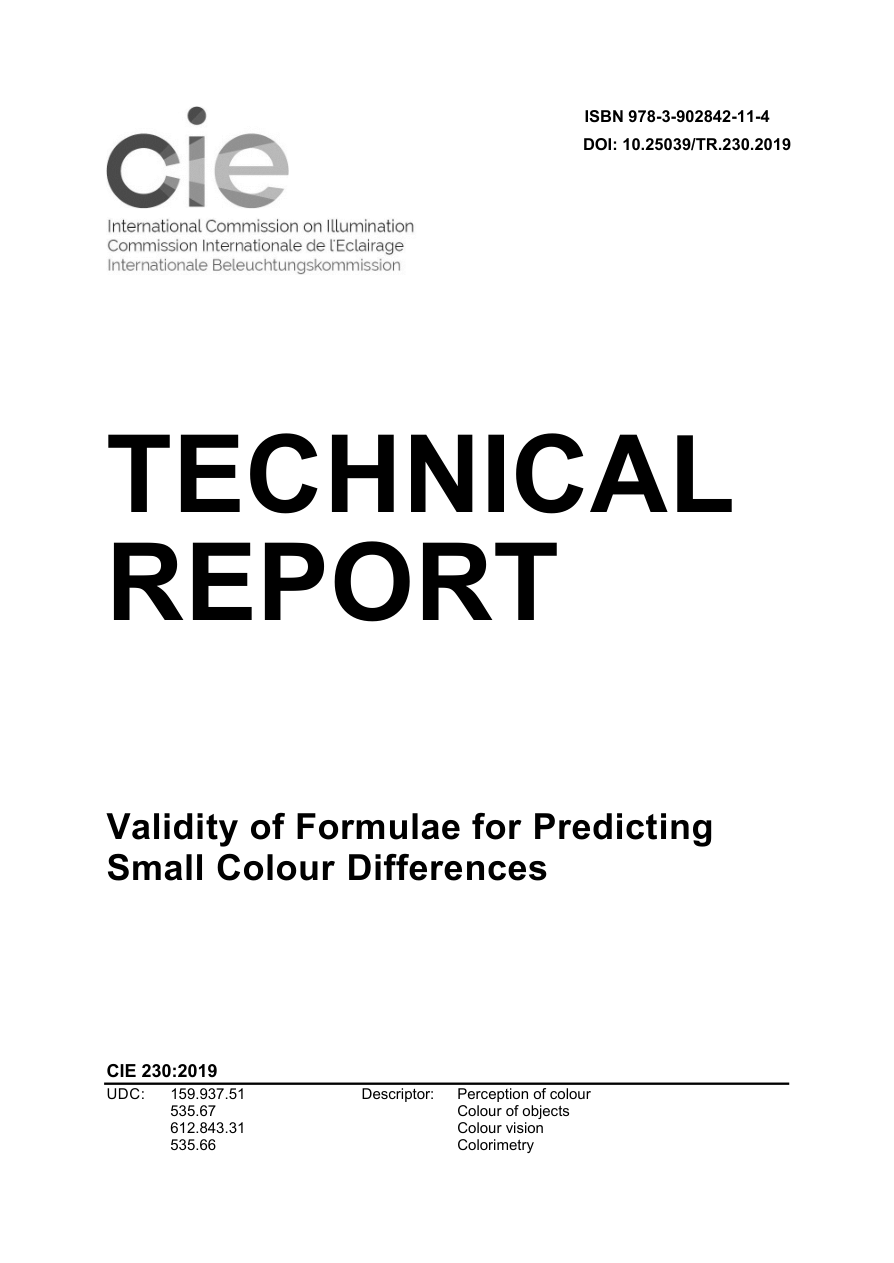 CIE 230:2019 PDF Preview