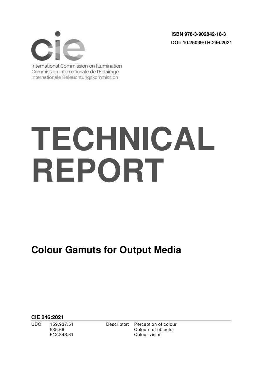 CIE 246:2021 PDF Preview
