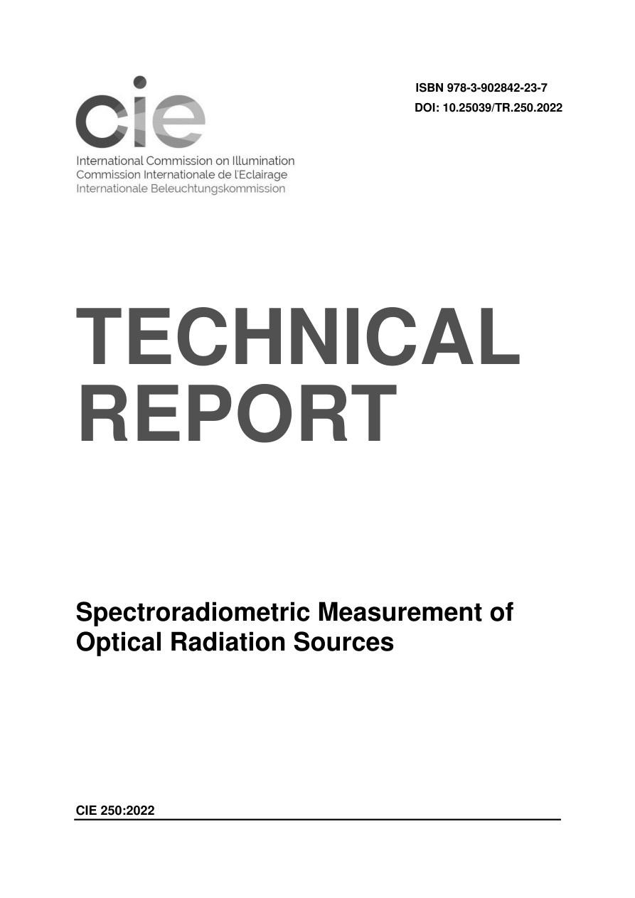 CIE 250:2022 PDF Preview