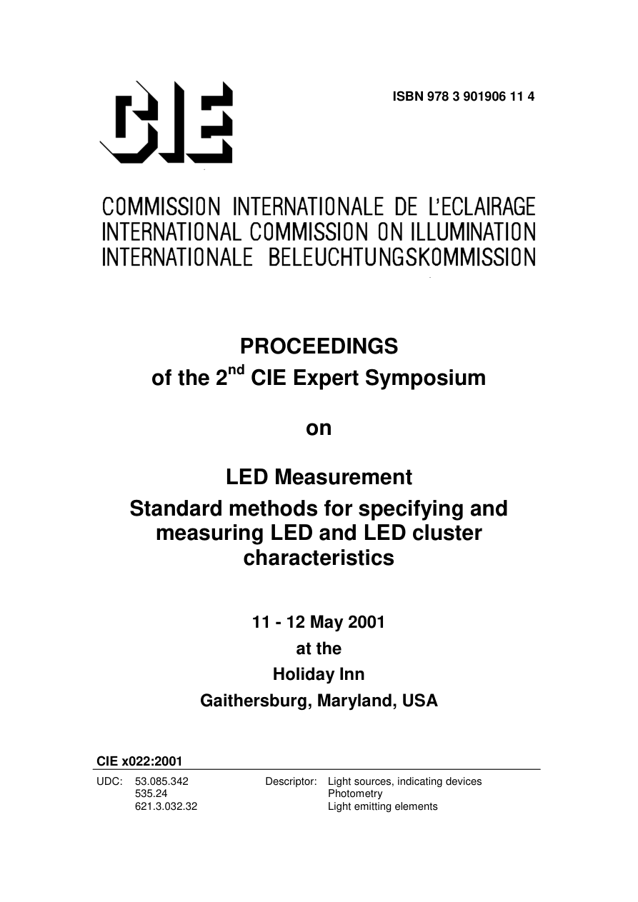 CIE x022:2001 PDF Preview