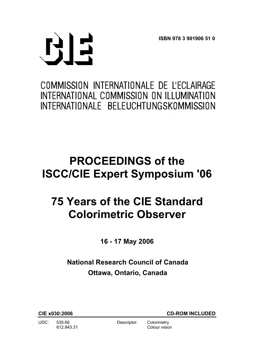 CIE x030:2006 PDF Preview
