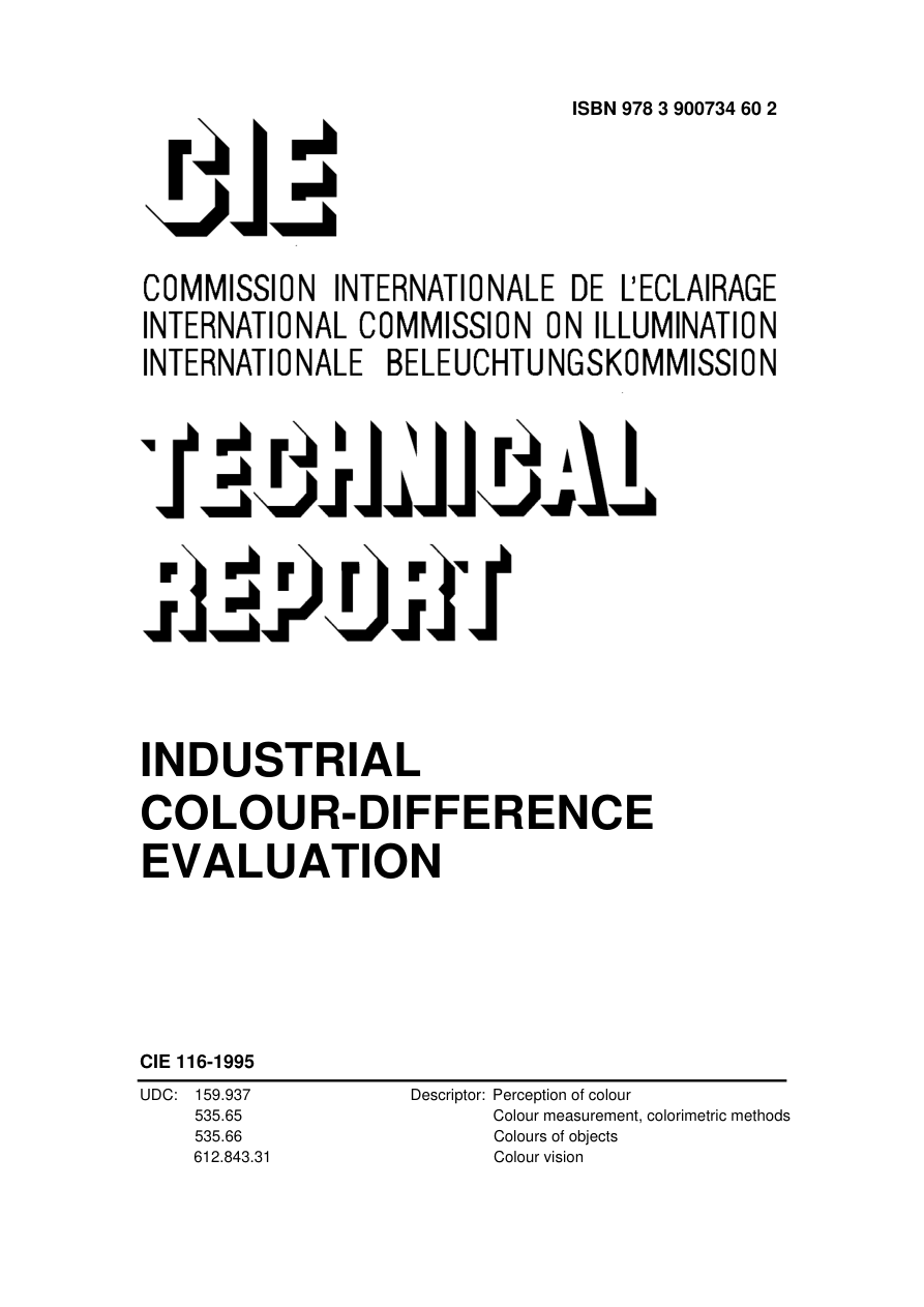 CIE ISO/CIE 11664-5:2024 (EN) PDF Preview