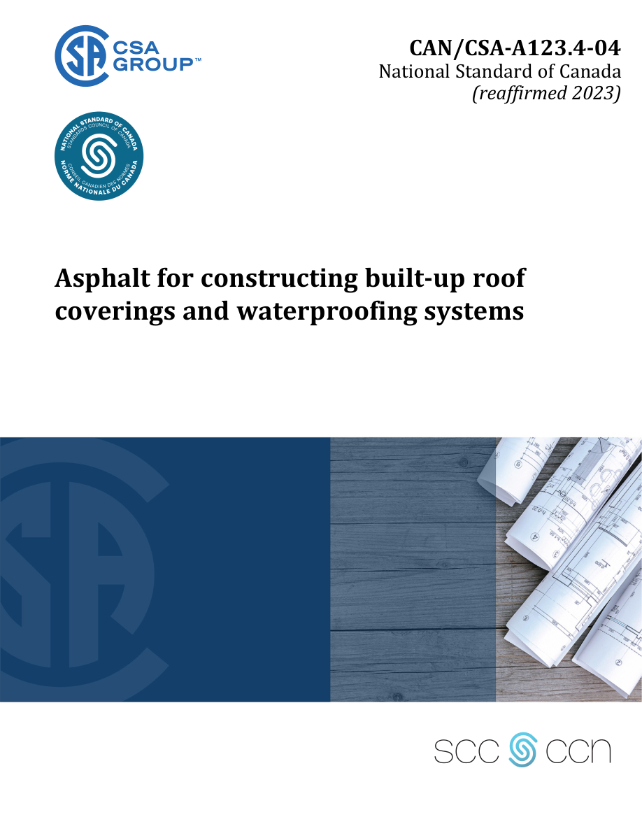 CSA CAN/CSA-A123.4-04 (R2023) PDF Preview