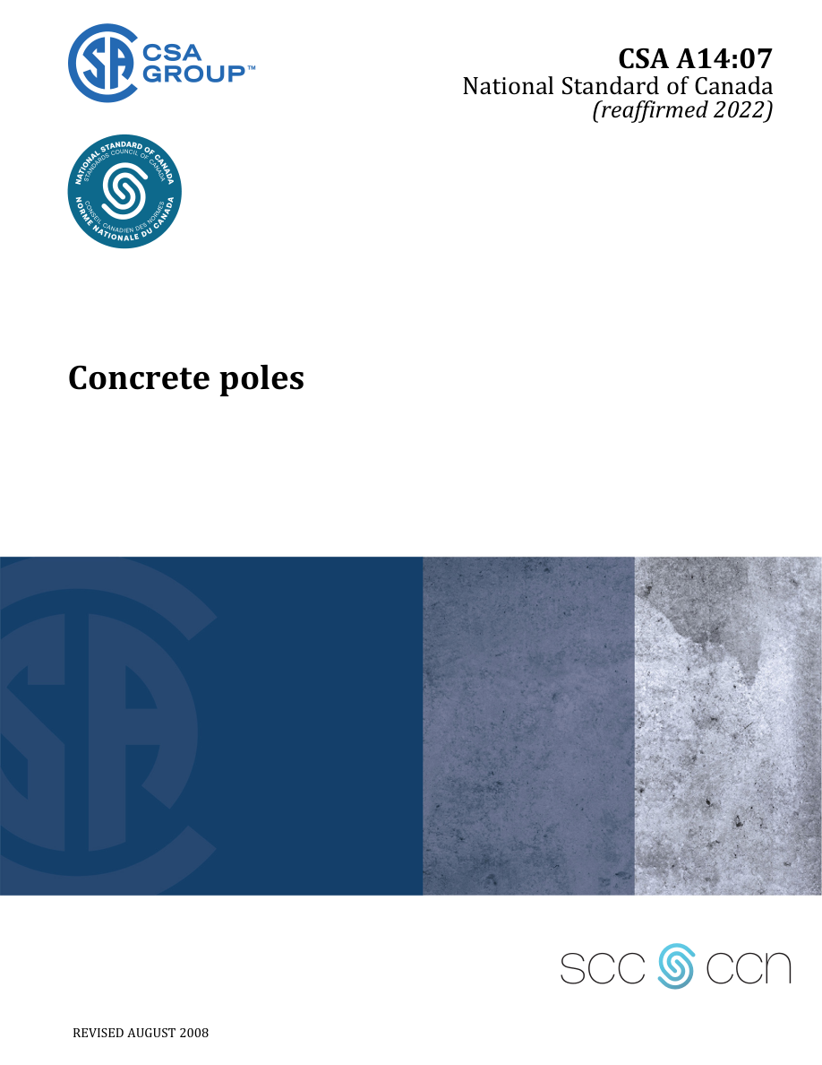 CSA A14:07 (R2022) PDF Preview