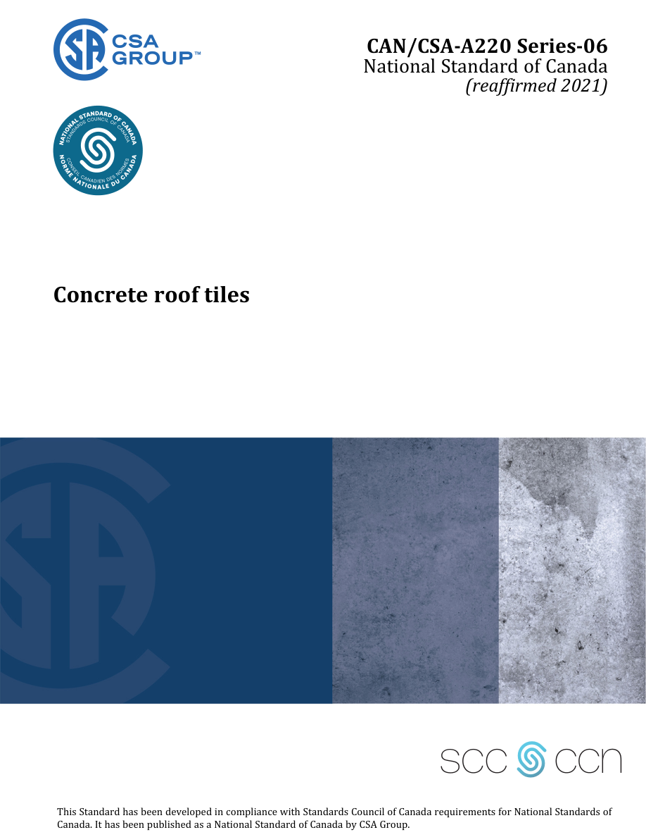 CSA CAN/CSA-A220 SERIES-06 (R2021) PDF Preview