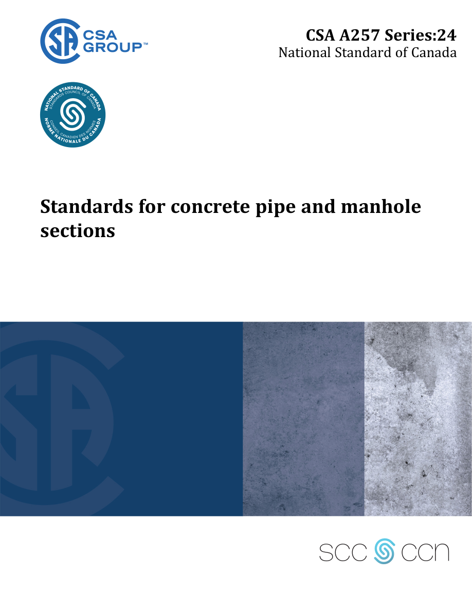CSA A257 SERIES:24 PDF Preview