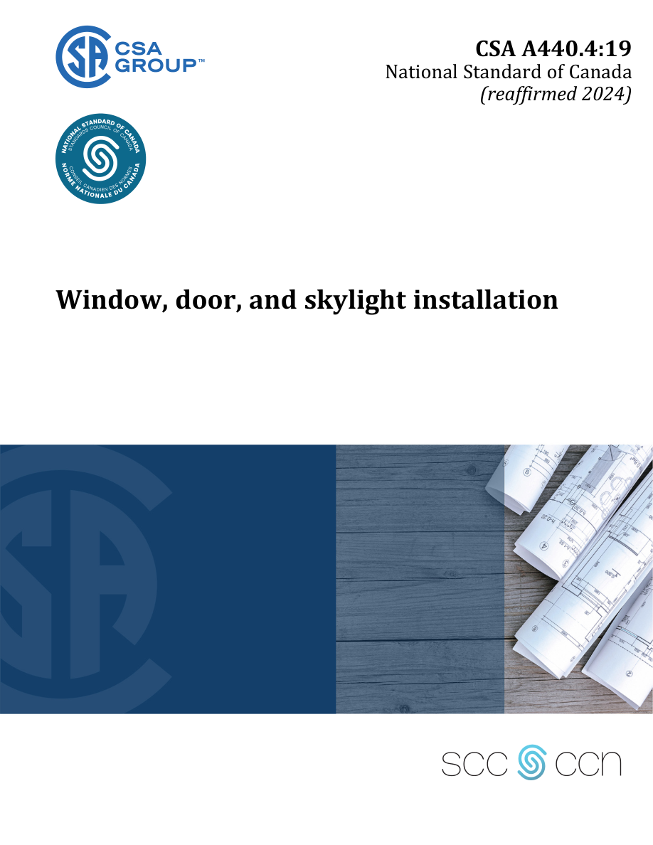 CSA A440.4:19 (R2024) PDF Preview