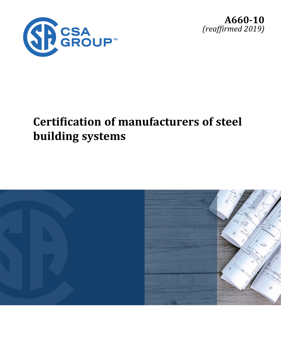 CSA A660-10 (R2019) PDF Preview