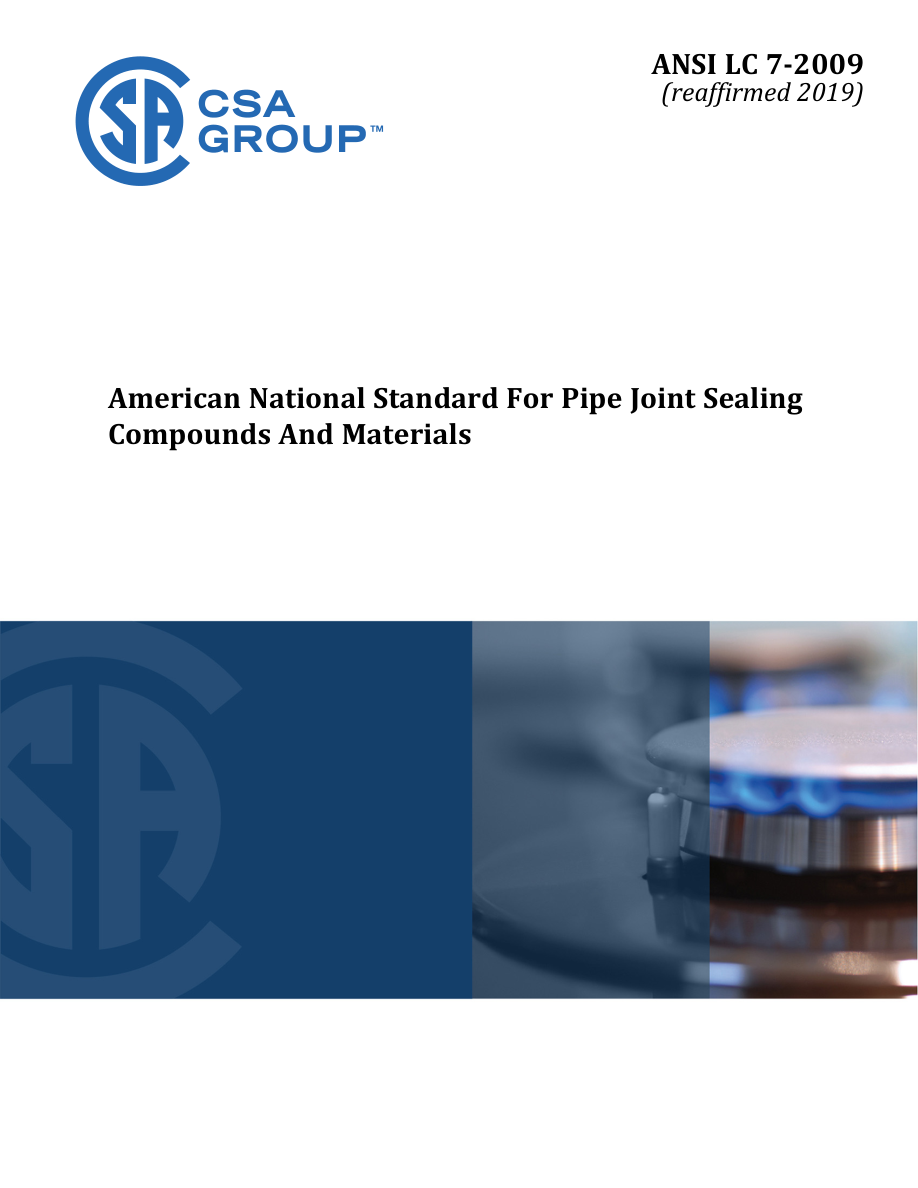 CSA ANSI LC 7-2009 (R2019) PDF Preview