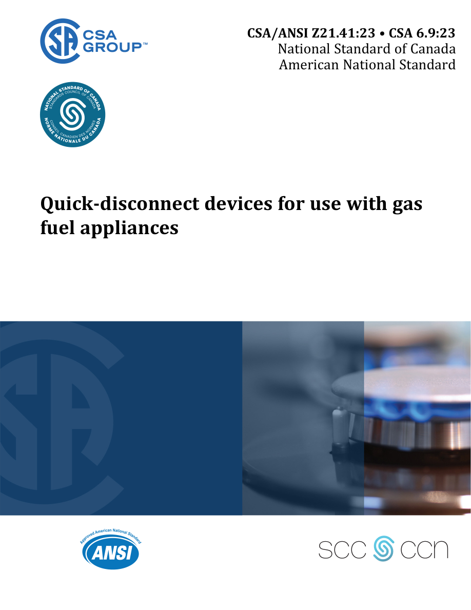 CSA/ANSI Z21.41:23/CSA 6.9:23 PDF Preview