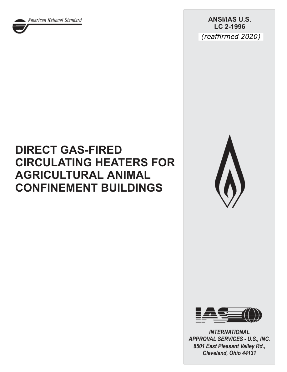 CSA ANSI/IAS U.S. LC 2-1996 (R2020) PDF Preview