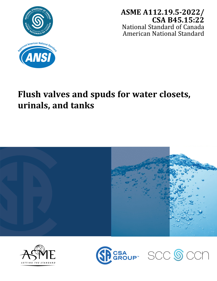 CSA ASME A112.19.5-2022/CSA B45.15:22 PDF Preview