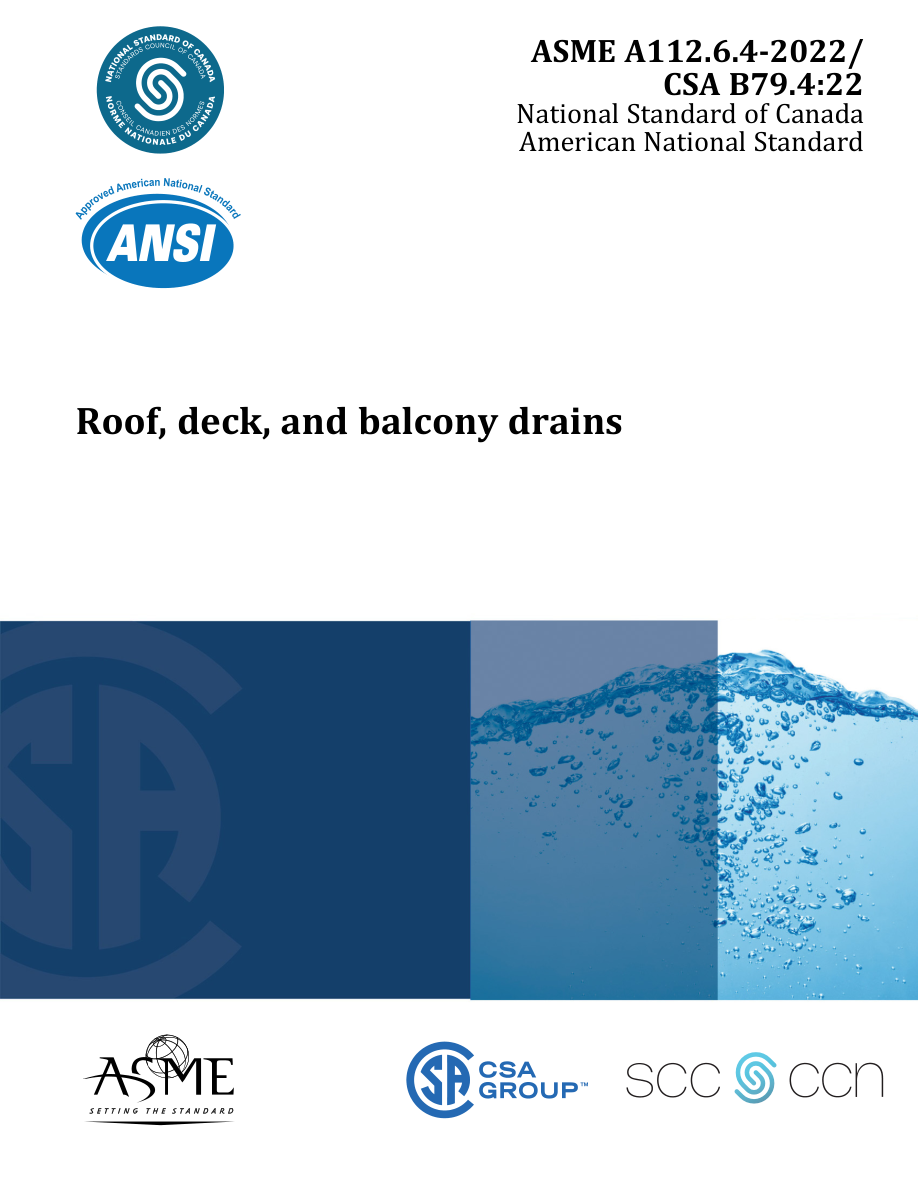CSA ASME A112.6.4-2022/CSA B79.4:22 PDF Preview