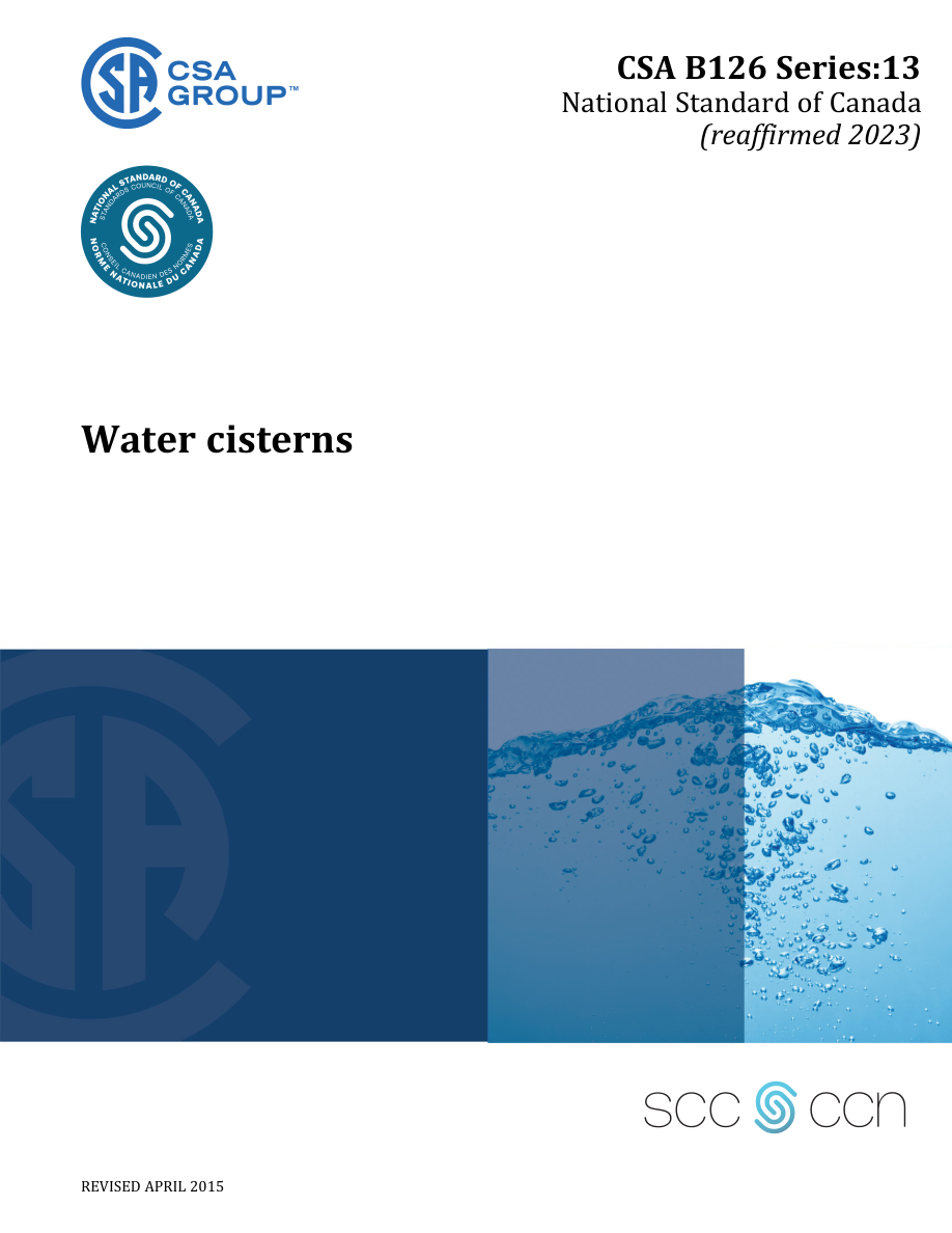 CSA B126 SERIES:13 (R2023) PDF Preview