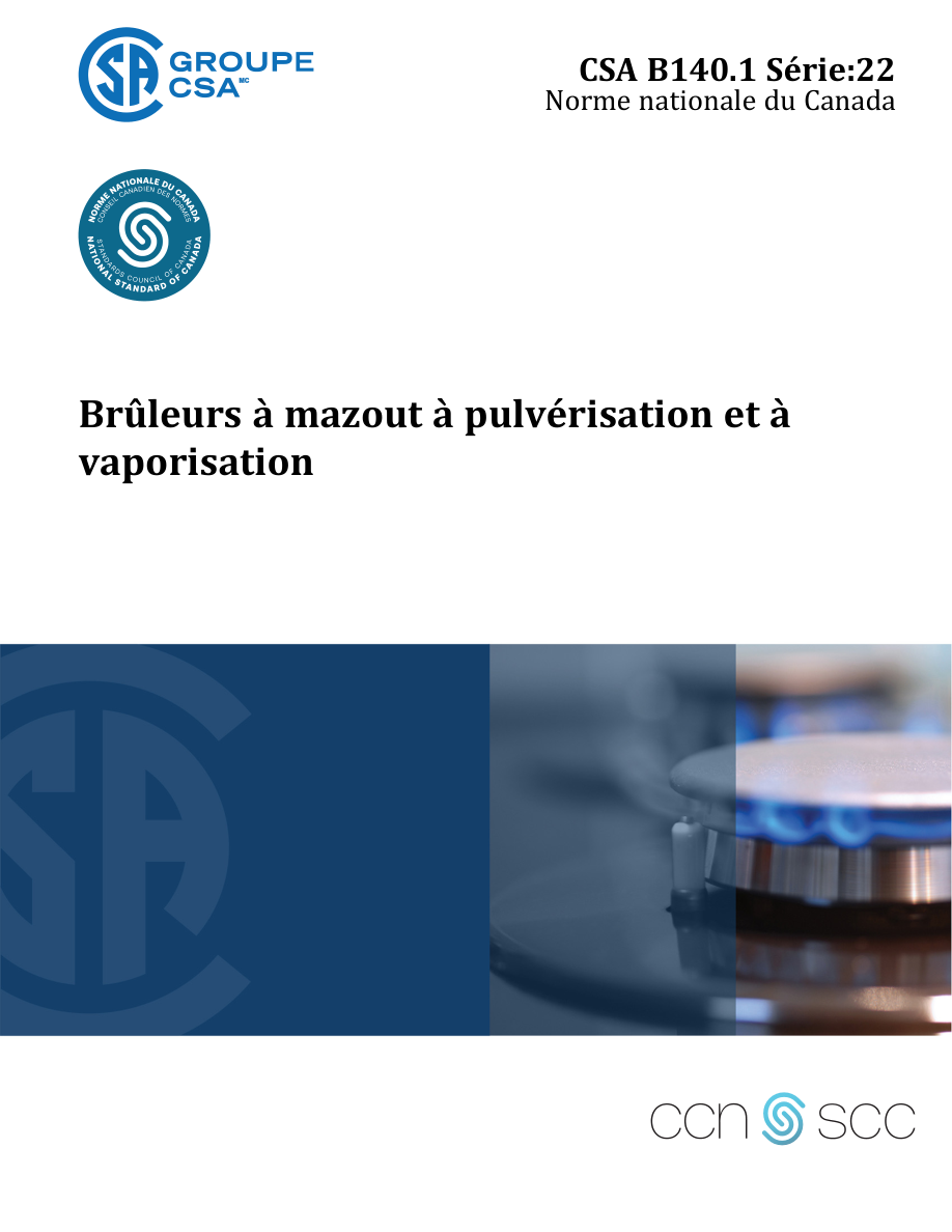 CSA B140.1 SÉRIE:F22 PDF Preview