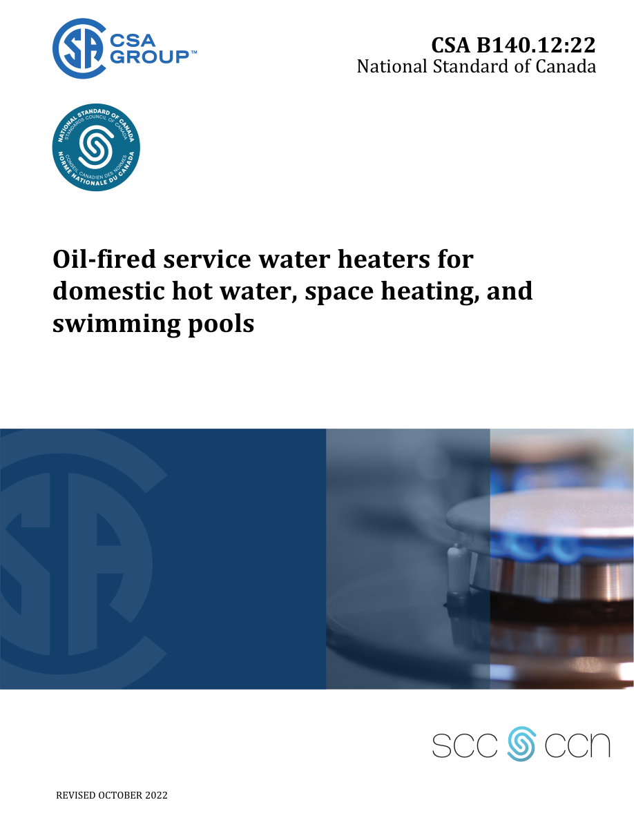 CSA B140.12:22 PDF Preview