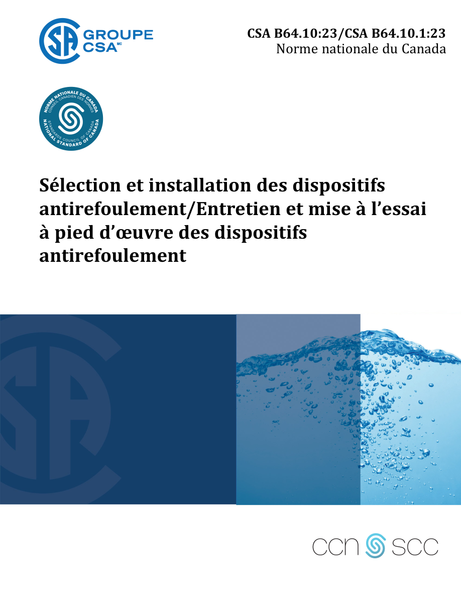 CSA B64.10:F23/CSA B64.10.1:F23 PDF Preview