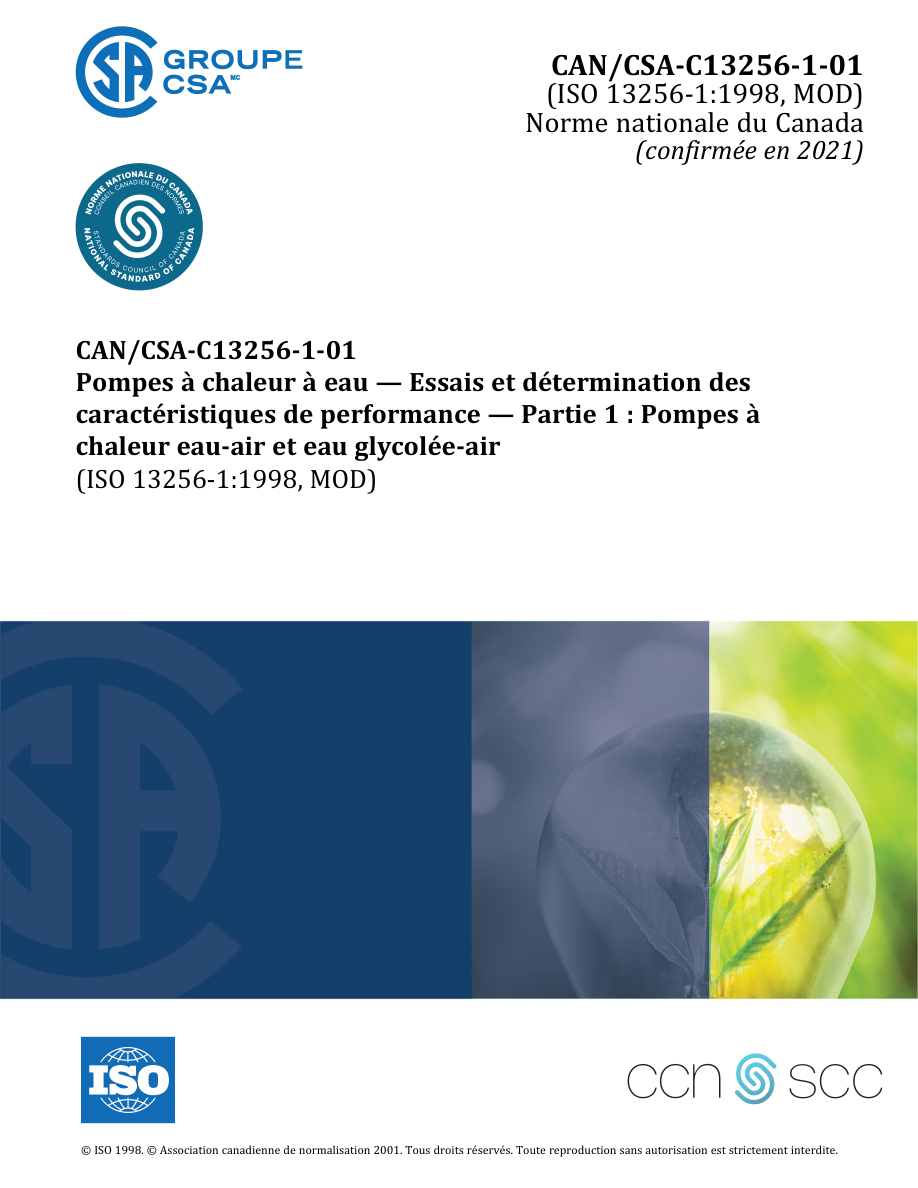 CSA CAN/CSA-C13256-1-F01 (C2021) PDF Preview