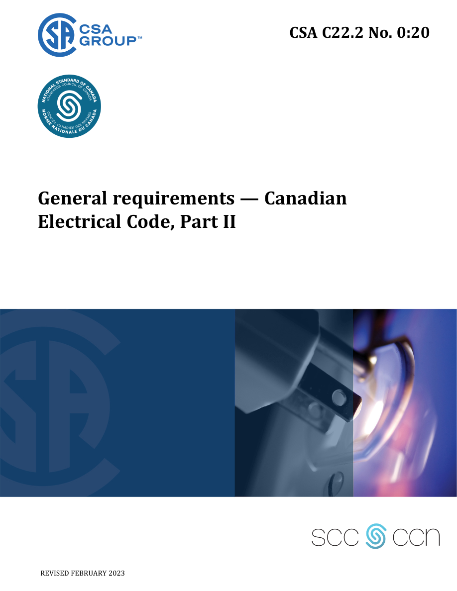 CSA C22.2 NO. 0:20 PDF Preview