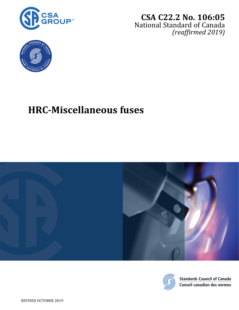 CSA C22.2 NO. 106:05 (R2019) PDF Preview