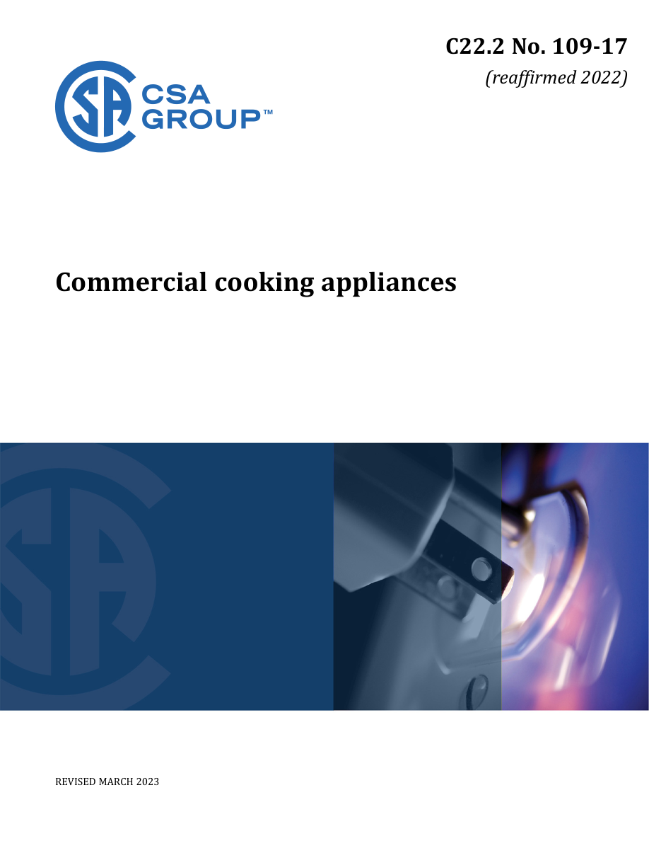 CSA C22.2 NO. 109-17 (R2022) PDF Preview