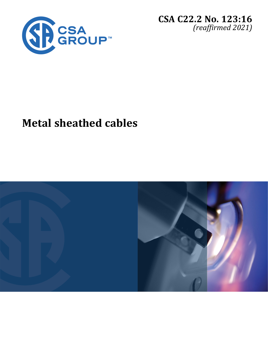 CSA C22.2 NO. 123:16 (R2021) PDF Preview
