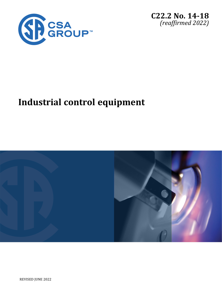 CSA C22.2 NO. 14-18 (R2022) PDF Preview