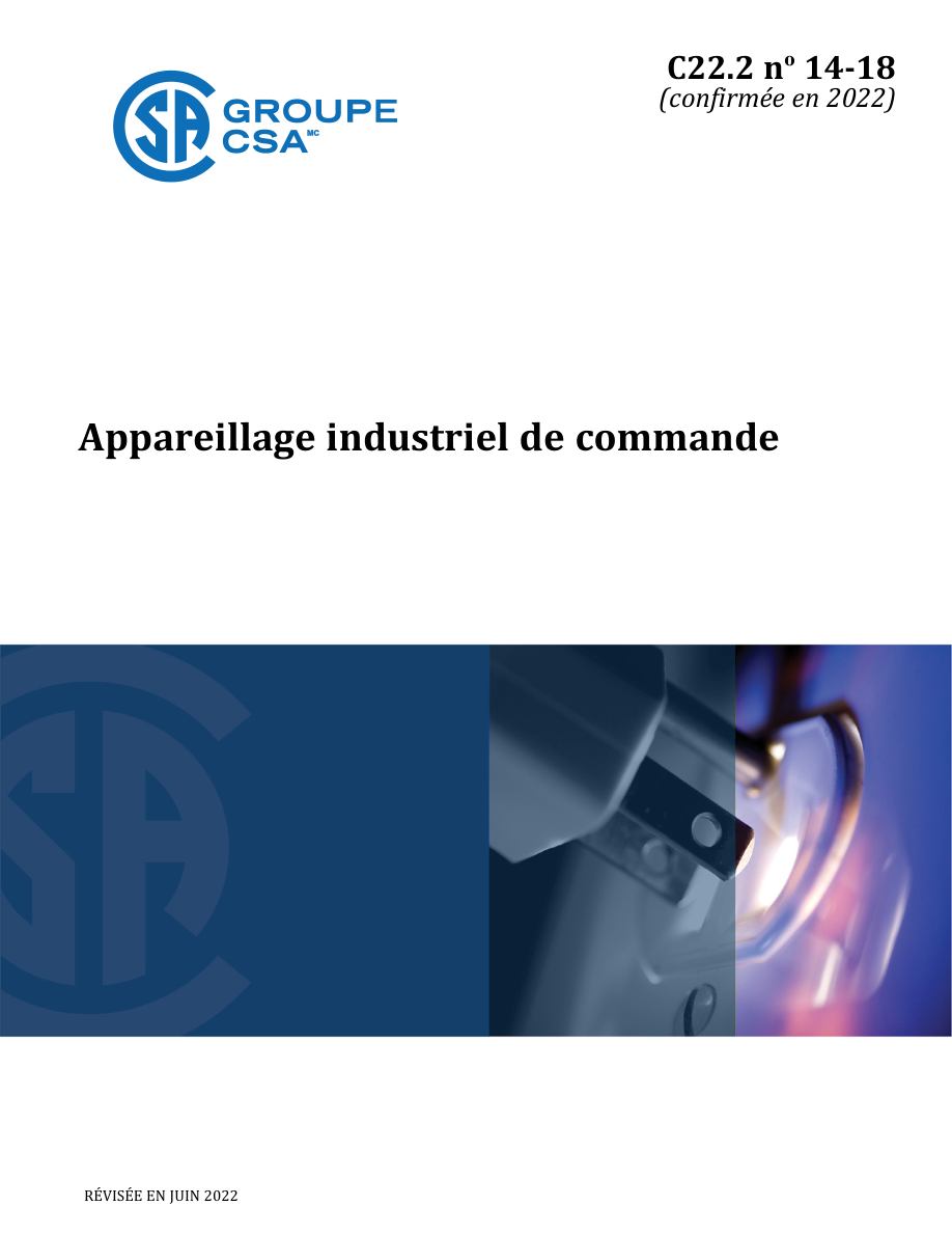 CSA C22.2 NO. 14-F18 (C2022) PDF Preview