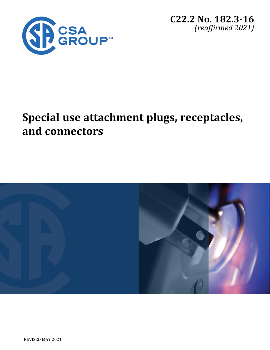 CSA C22.2 NO. 182.3-16 (R2021) PDF Preview