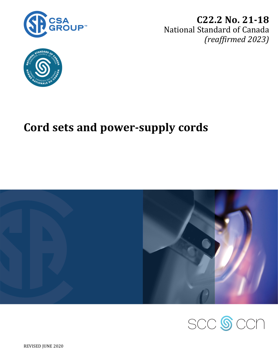 CSA C22.2 NO. 21-18 (R2023) PDF Preview