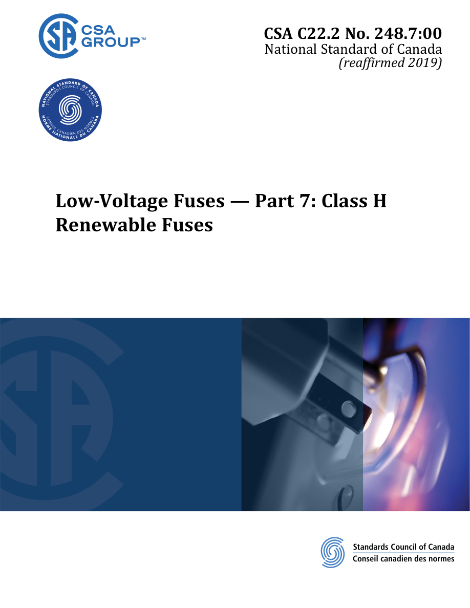 CSA C22.2 NO. 248.7:00 (R2019) PDF Preview
