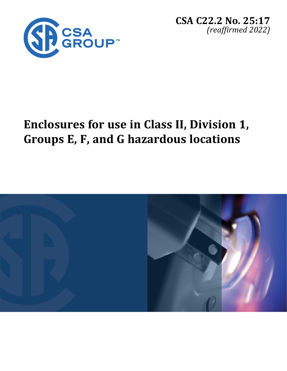 CSA C22.2 NO. 25:17 (R2022) PDF Preview