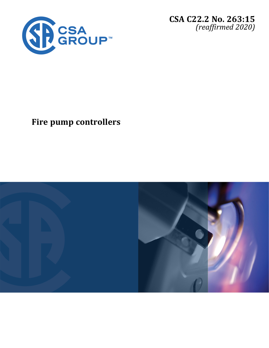 CSA C22.2 NO. 263:15 (R2020) PDF Preview