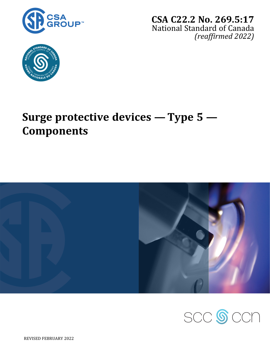 CSA C22.2 NO. 269.5:17 (R2022) PDF Preview