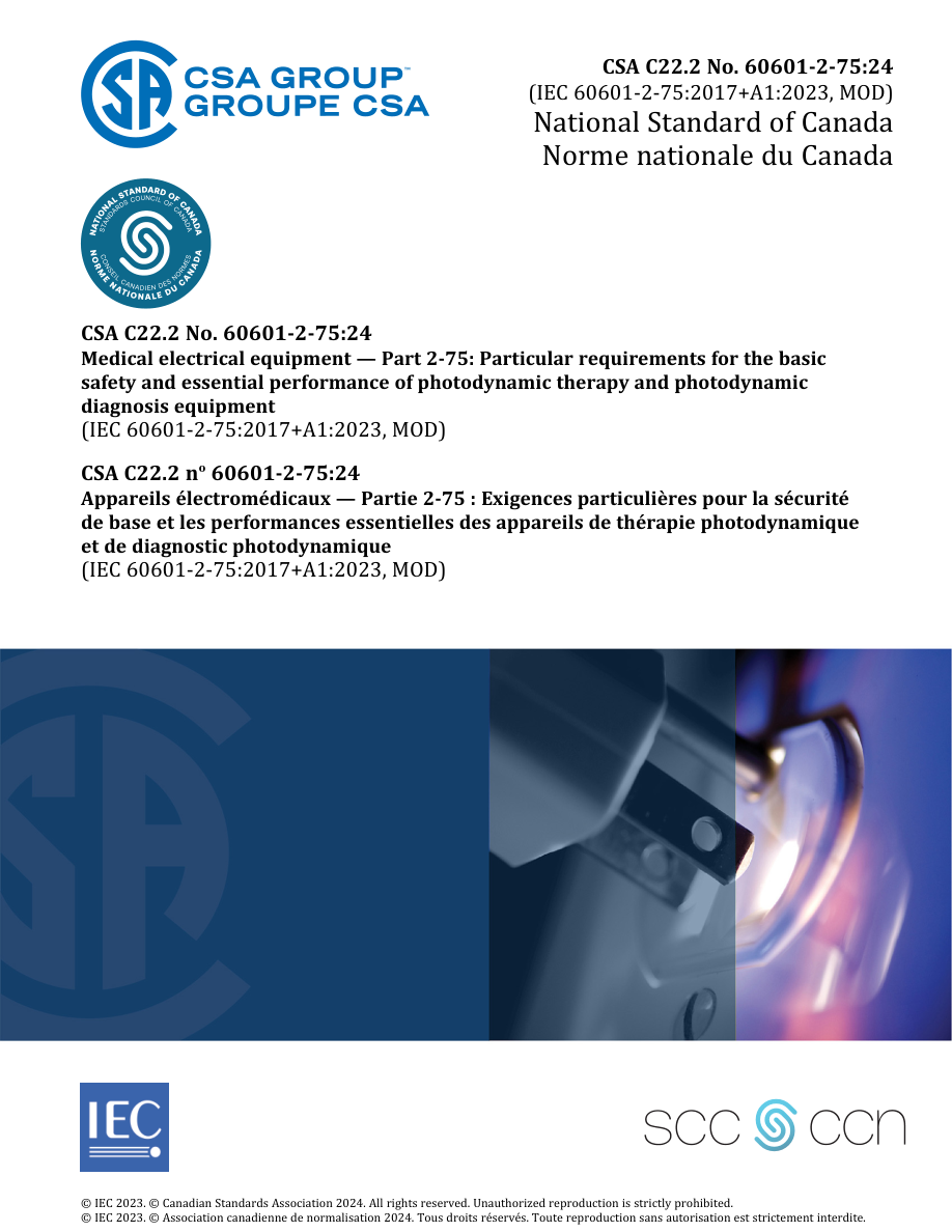 CSA C22.2 NO. 60601-2-75:24 PDF Preview