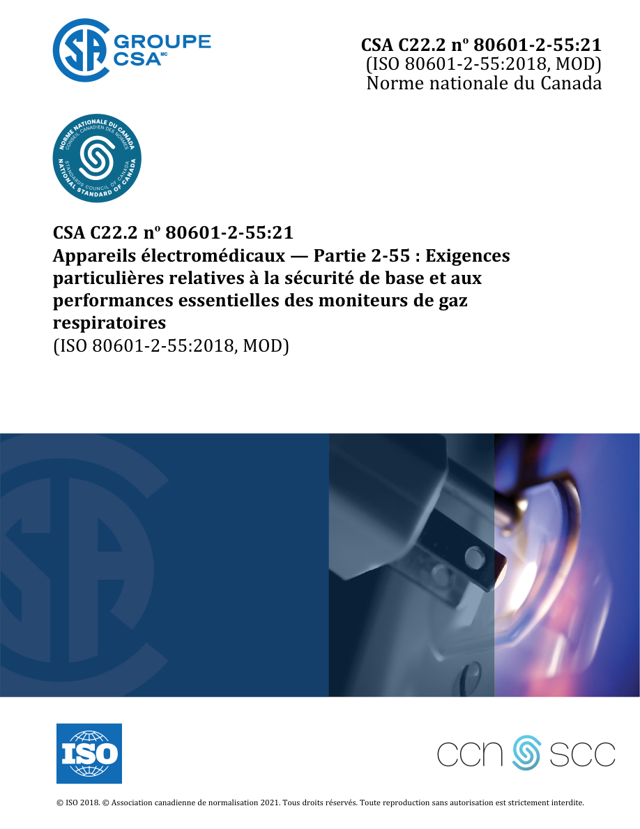 CSA C22.2 NO. 80601-2-55:F21 PDF Preview