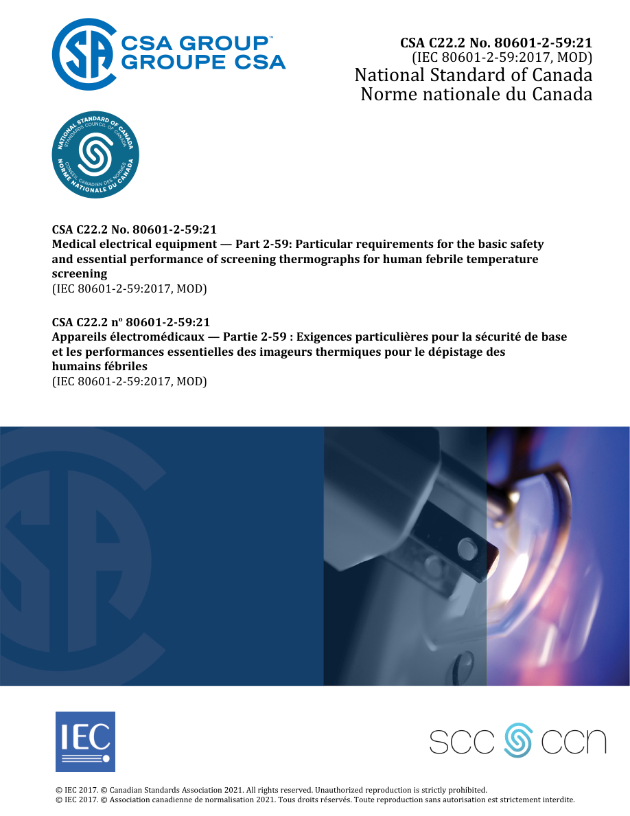 CSA C22.2 NO. 80601-2-59:21 PDF Preview
