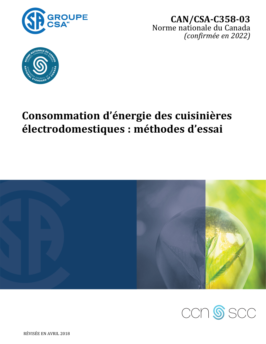 CSA CAN/CSA-C358-F03 (C2022) PDF Preview