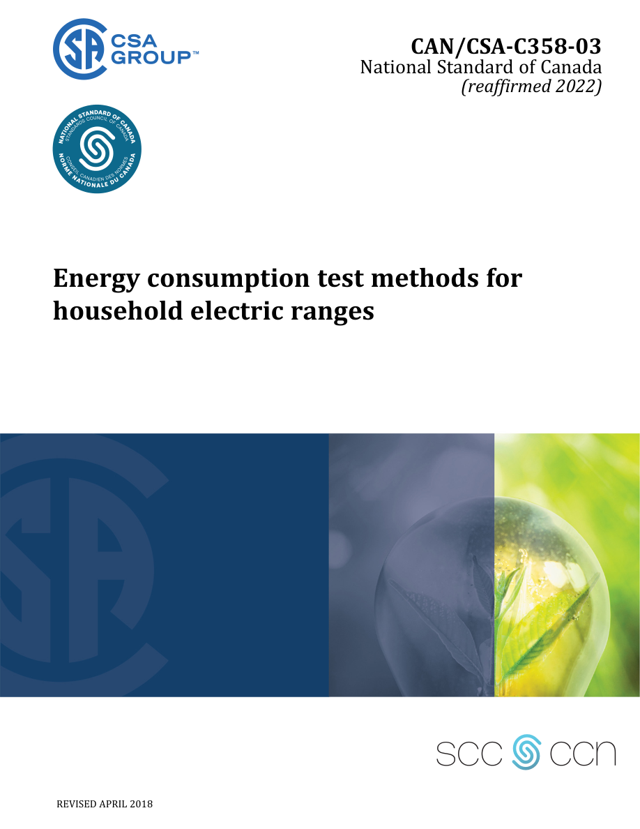 CSA CAN/CSA-C358-03 (R2022) PDF Preview