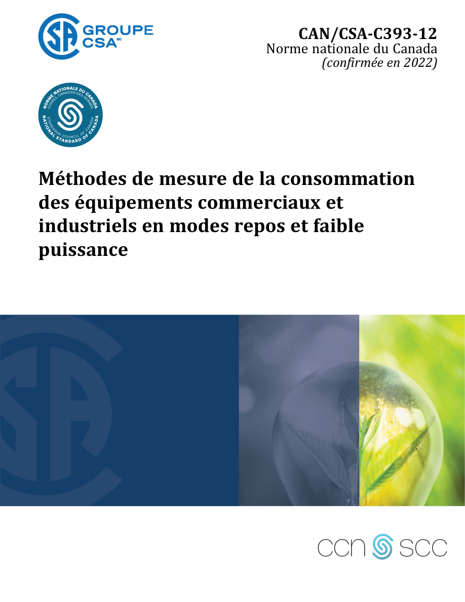 CSA CAN/CSA-C393-F12 (C2022) PDF Preview