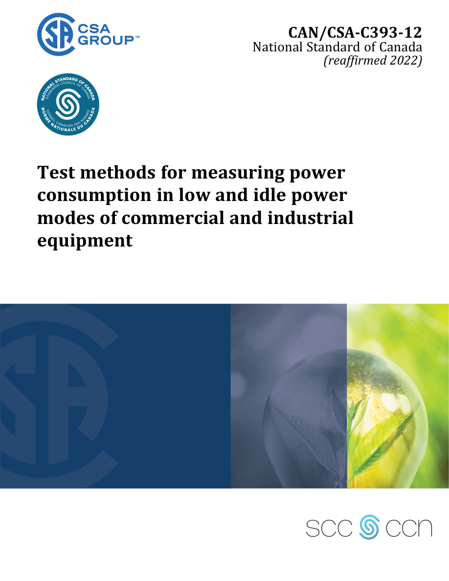 CSA CAN/CSA-C393-12 (R2022) PDF Preview